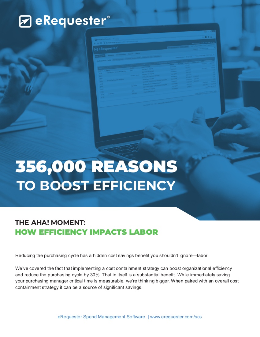 356000 Reasons to Boost Efficiency