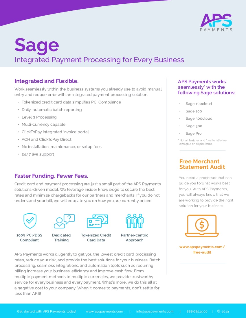 APS Sage Datasheet