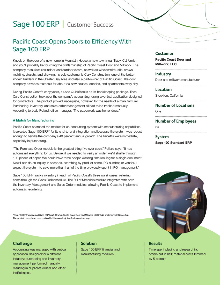 pacific coast case study