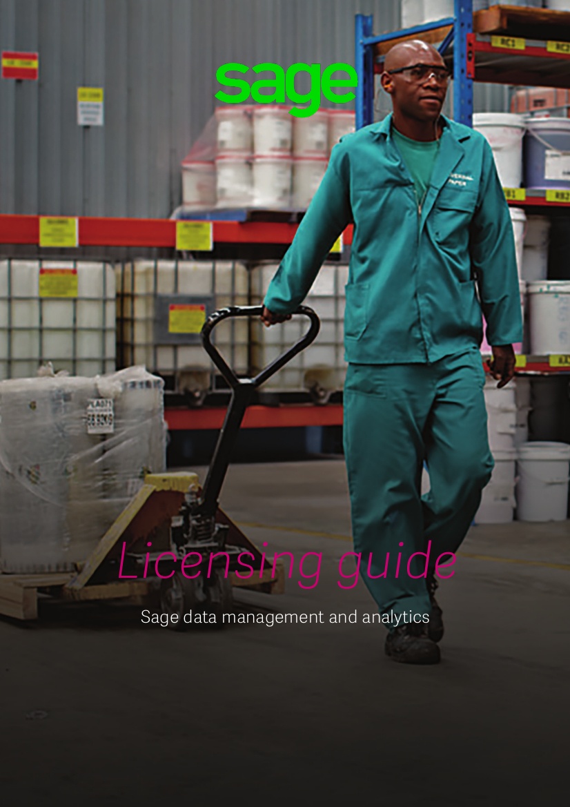 Sage EM Data Analytics Licensing Guide