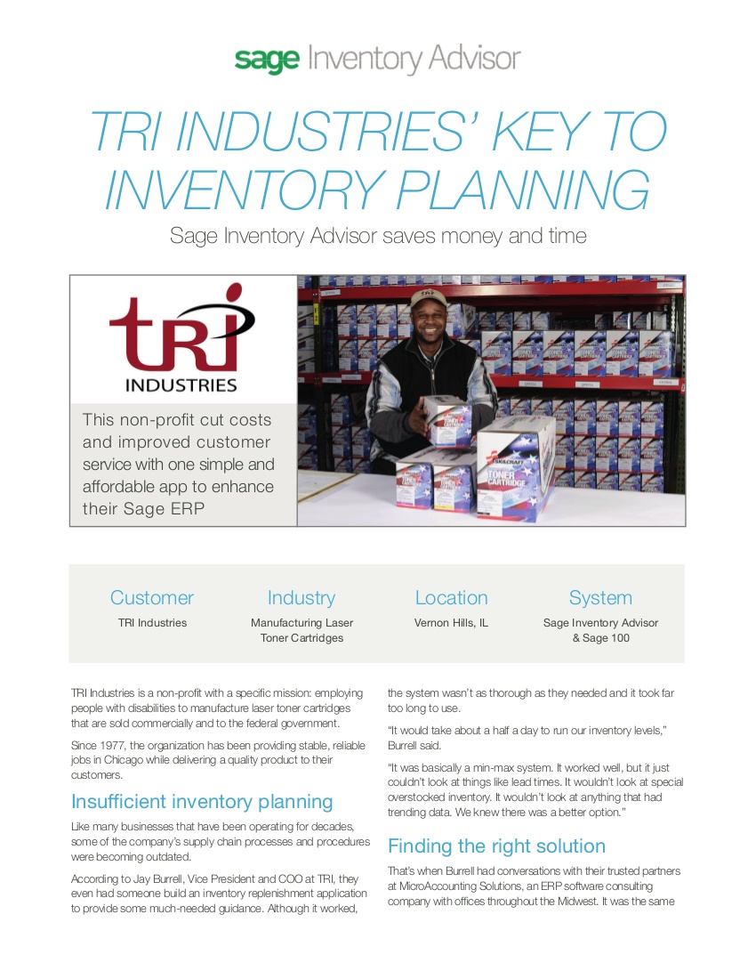 tri industries success story