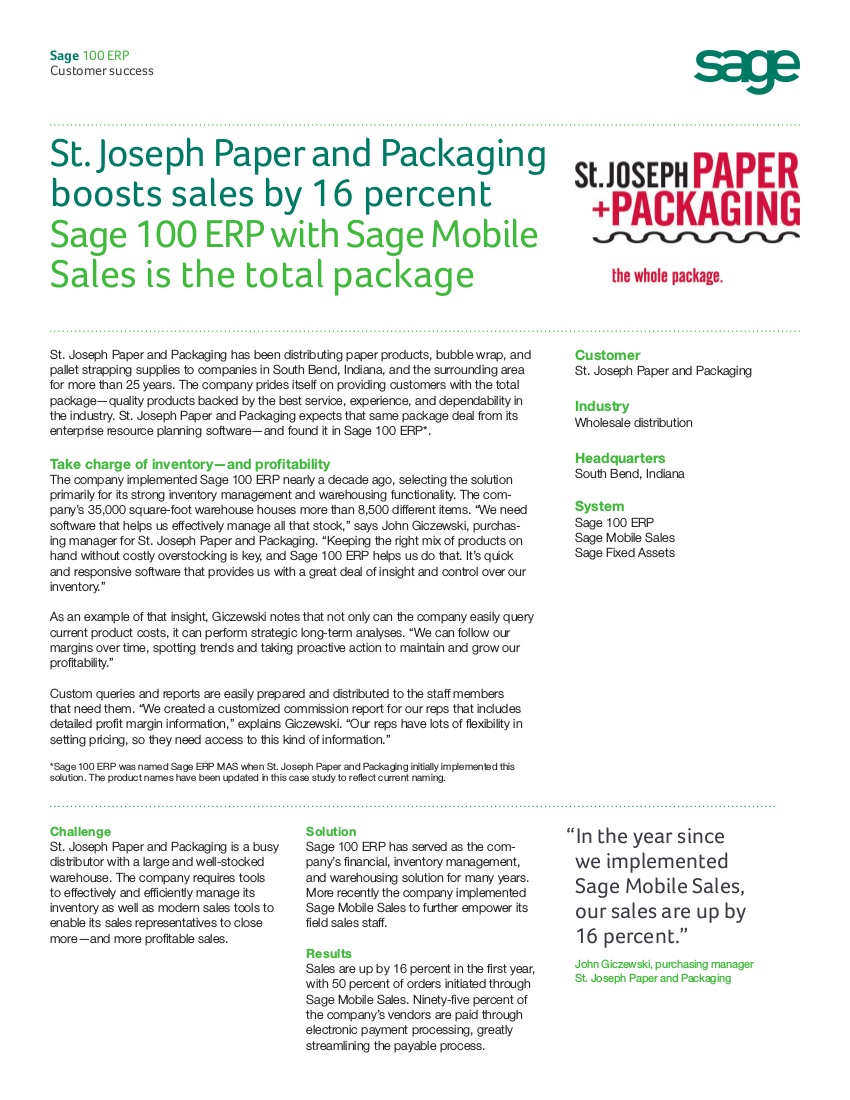 saint joseph case study