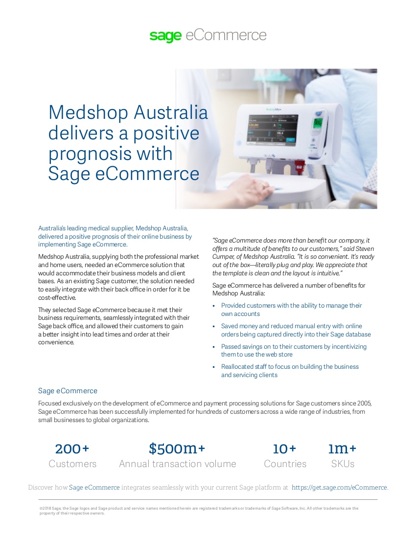 medshop australia case study