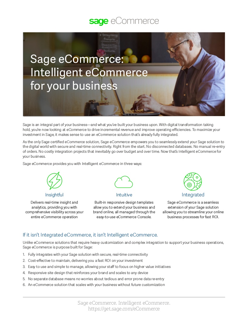 sage ecommerce overview pdf