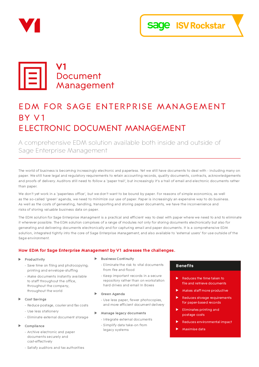 EPM for Sage Product Sheet